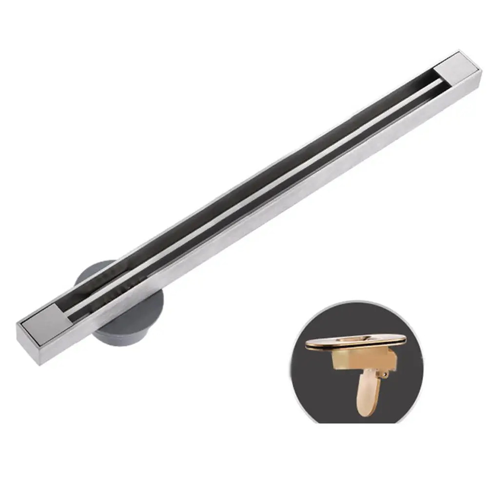 

Bathroom Linear Drain 304 Stainless Steel Drain Bathroom Shower Room Water Accumulation Prevention Efficient Deodorization