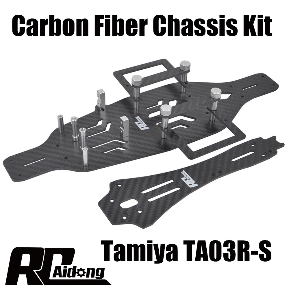 

Carbon Chassis Frame Set for Tamiya TA03R-S TA03RS 1/10 RC On-Road Car Upgrades Parts