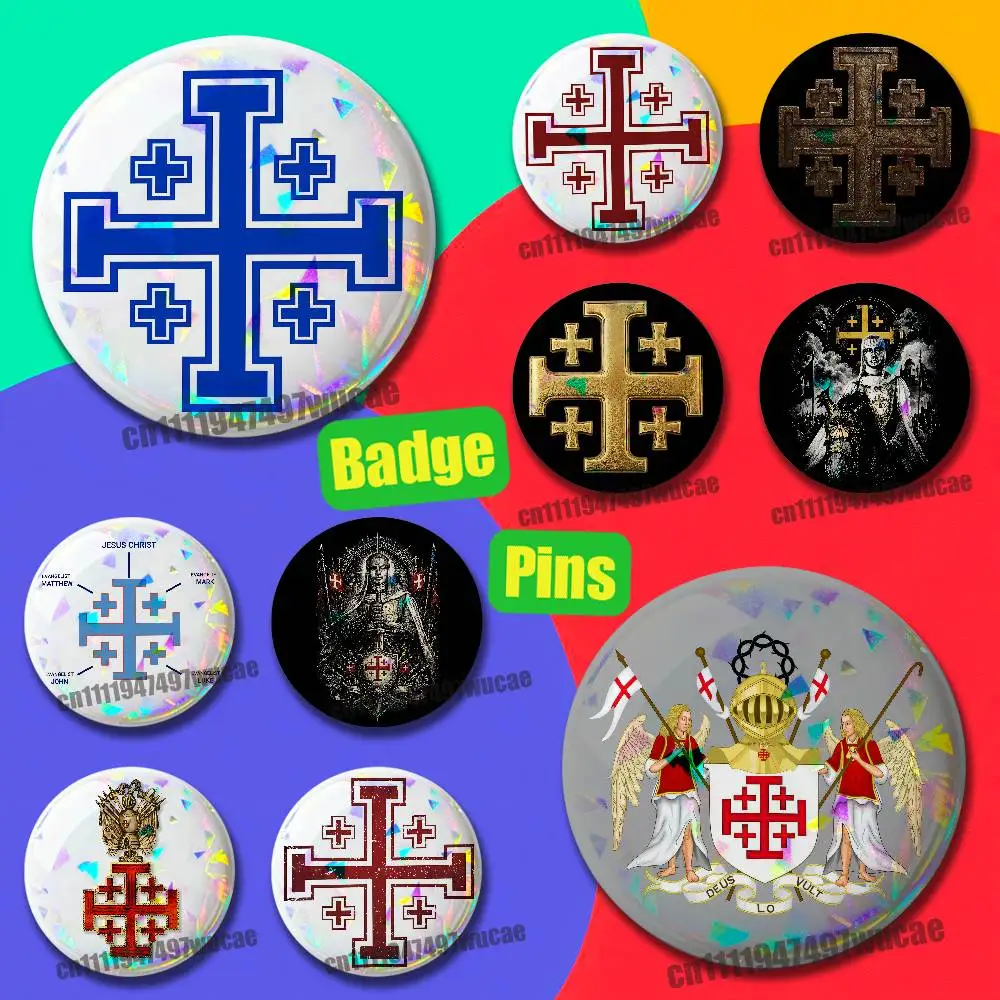 For L-Lady G-Gaga Singer Badge Cover Custom Pin Insignia Emblem Round Button 58mm 44mm Laser Film
