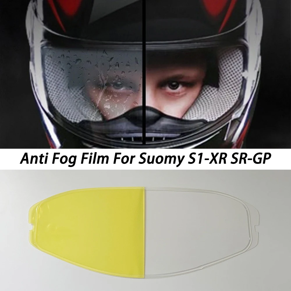 

Anti Fog Film For Suomy S1-XR SR-GP Visor Protector Antivaho Helmet Accessories Film Antibruma Clear Vision