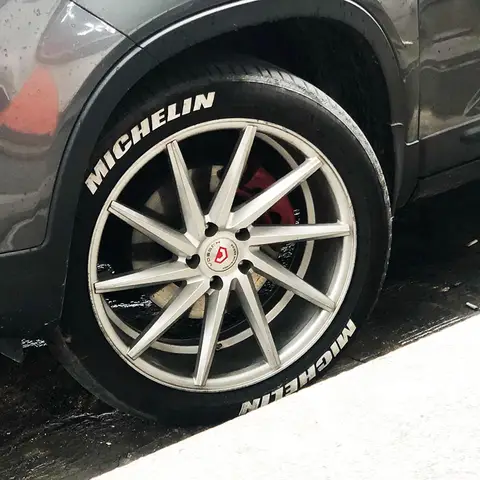 10 best sales tyre sticker - №3
