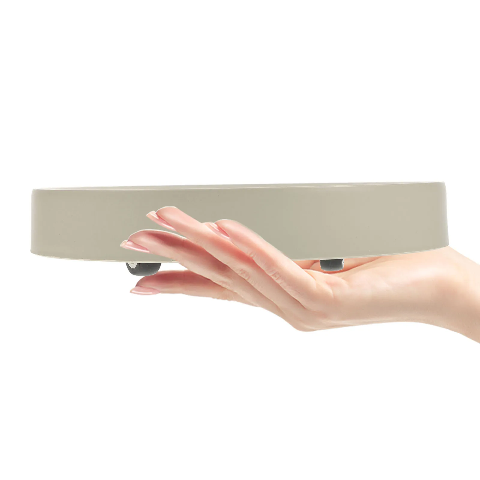 

Flower Pot Mover Stand Wheels Garden Pot Roller Base Plant Water Tray Lightweight Durable Floor Cleaner Plant Accessories