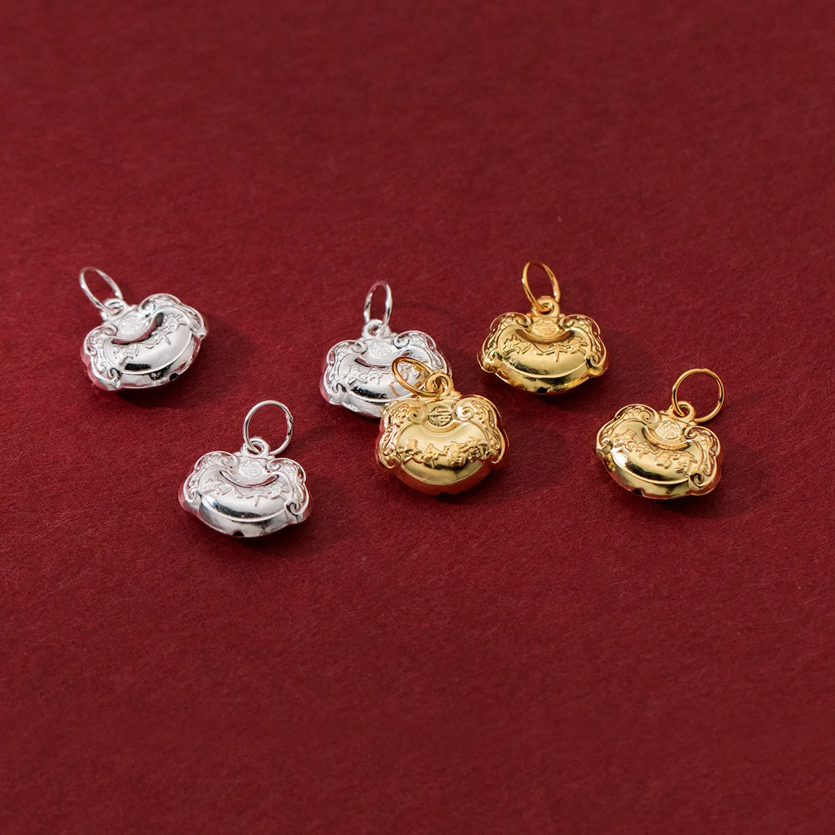 1pc/lot 925 Sterling Silver Blessing Good Luck Luck Charms Women Men Lucky S925 Silver Pendants DIY Jewelry Findings Unisex