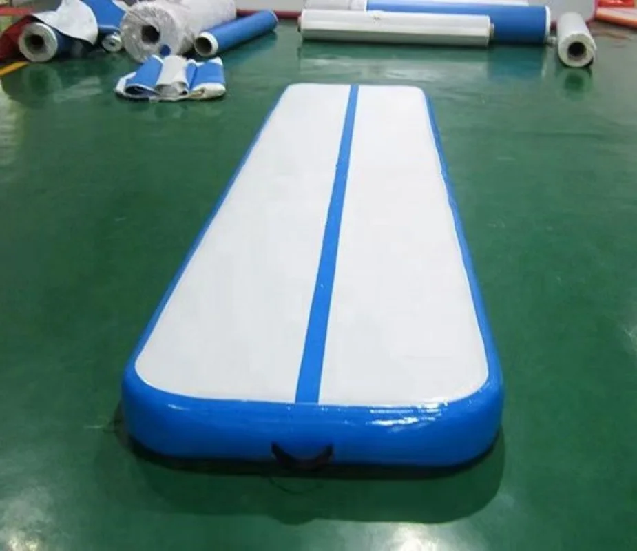 Aufblasbare Luftgymnastikmatte, 3 x 1 x 0,2 m, Trainingsmatten, Tumble Track Tumbling Matte, aufblasbare Fußmatten mit einer Pumpe