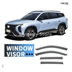 Car Window Visor Waterproof Protect Sunny Rainy Shelter Auto External Accessory For HYUNDAI MUFASA