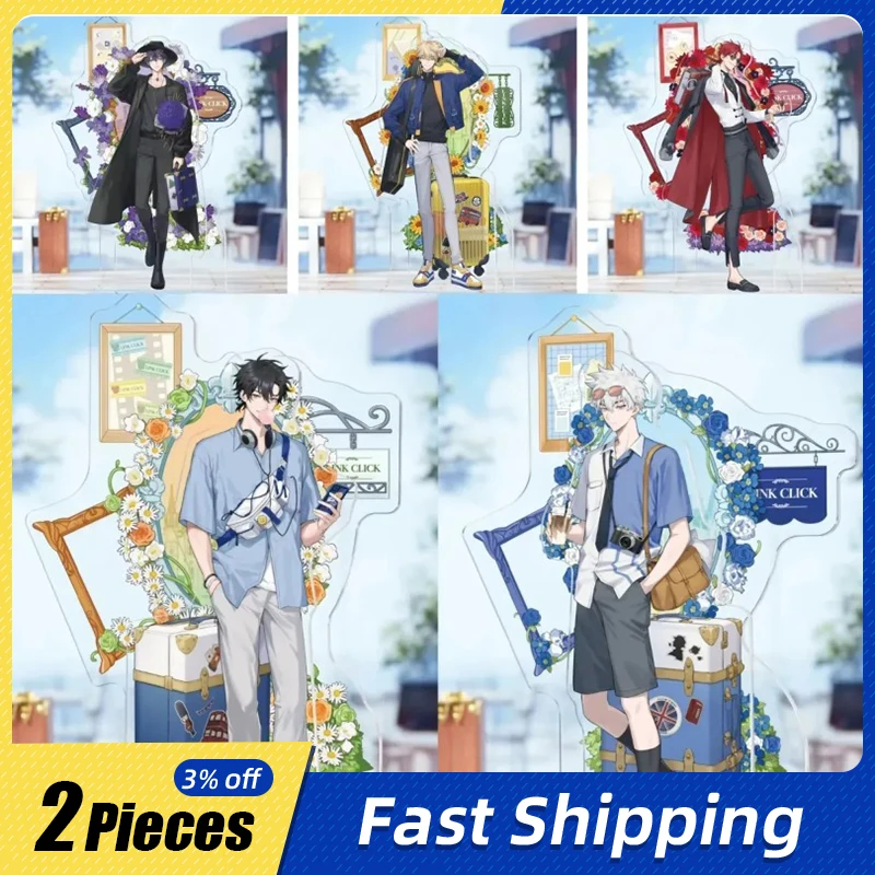 

10cm/3.93in LINKCLICK Anime Standing Card Acrylic Figures Peripherals Cheng Houlu Guang Ornaments Collectible Toy Birthday Gifts