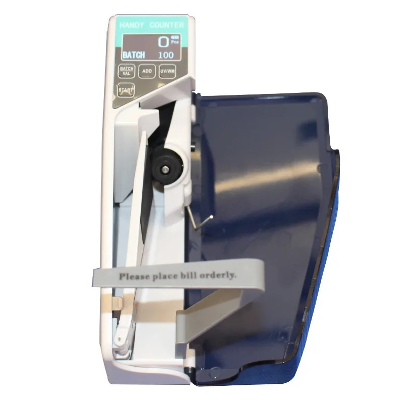 V40 Portable Money Counter with UV Light White Light Battery and AC Powered Multi-Currency Banknote Machine