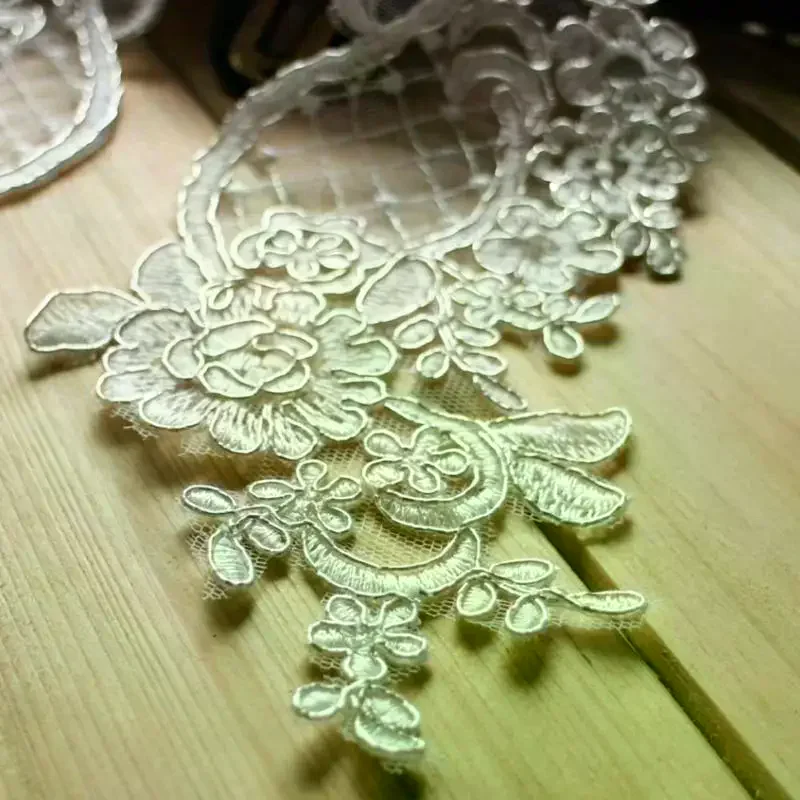 10 buah hiasan bordir bunga, p - Applique Patch Flower ulasan dan harga