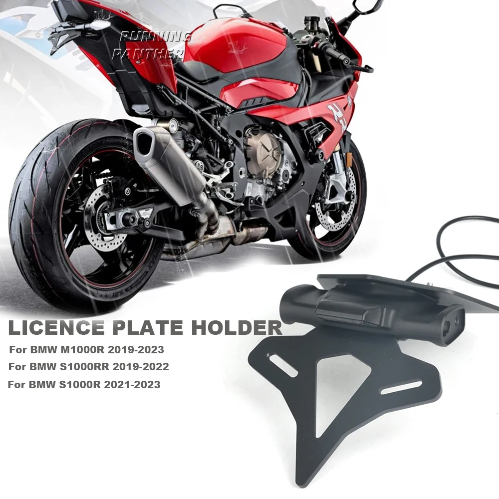 Tail Tidy Fender LED Light Motorcycle Accessories License Plate Holder For BMW S1000R S1000 R M1000R M 1000 R S1000RR s1000rr