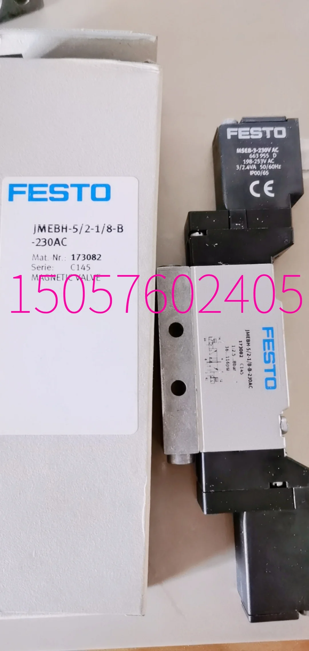 

FESTO Festo JMEBH-5/2-1/8-фотомагнитный клапан 173082 в продаже.