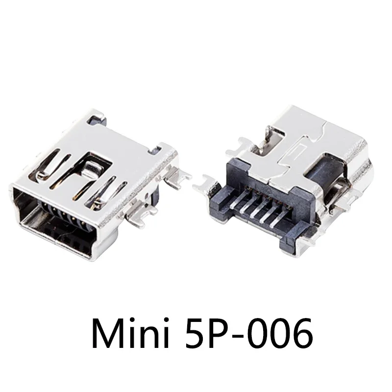 10pcs Mini USB 2.0 Female Cnnector B type 5Pin SMT Sink 1.7 Board USB Jack