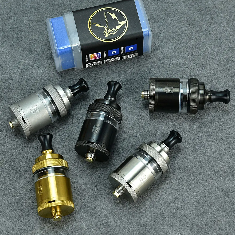 

Вейп Berserker Mini V3 MTL Tank BSKR Mini V3 MTL RTA VAPE 2 мл/4 мл 22 мм с одной катушкой, резервуар для электронной сигареты 316ss