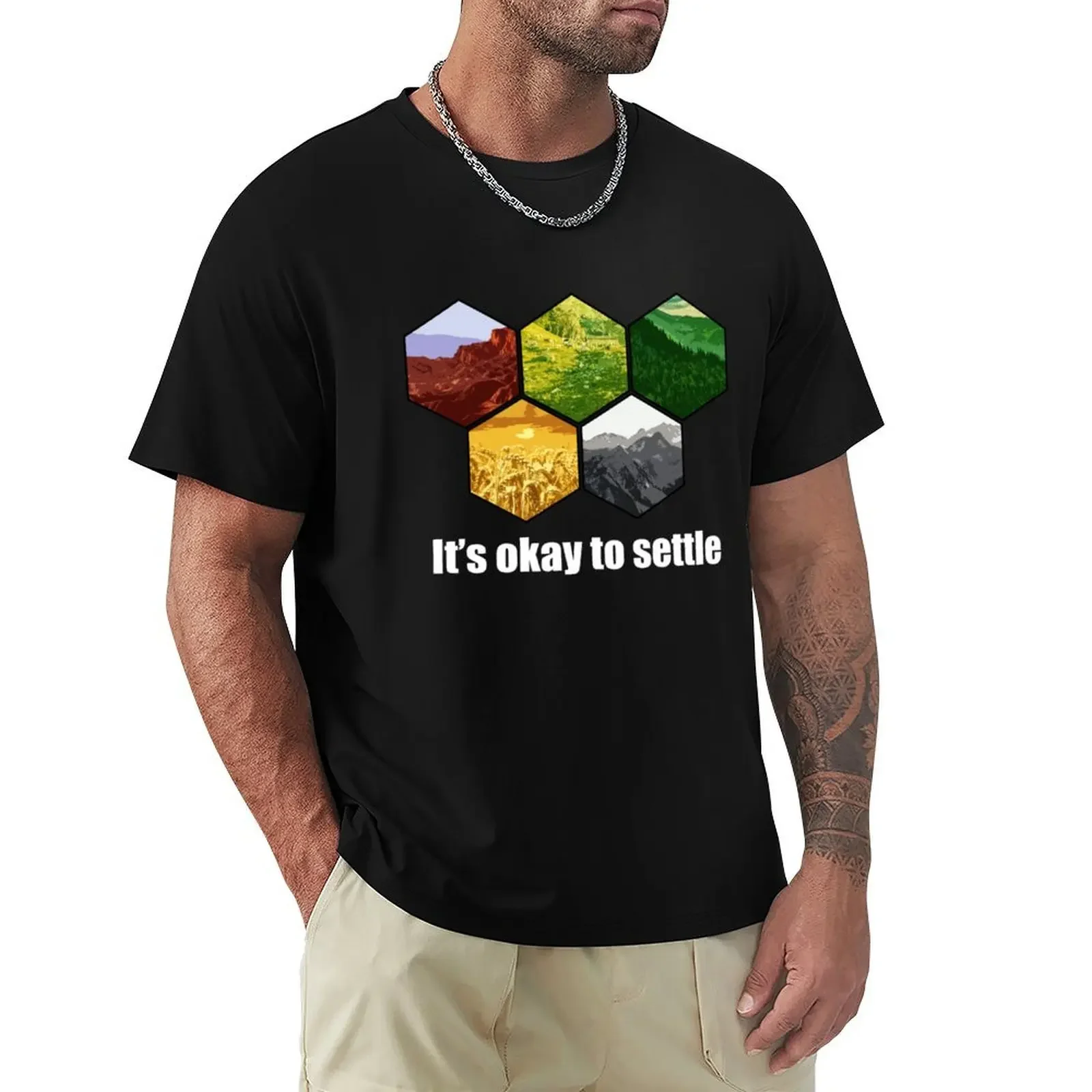 It_s Okay to Settle T-shirt quick-drying customizeds mens funny t shirts