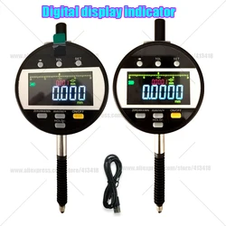 IP54 Digital Indicator 0-12.7/25.4/50.8mm 1μm Electronic Indicator Gauge Rechargeable Battery Data can be connected to PC.CD