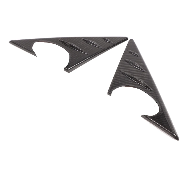 

Real Carbon Fiber Car Rearview Mirror Triangle A-pillar Decorative Cover For BMW 3 Series E90 2004-2012 Car Accessories