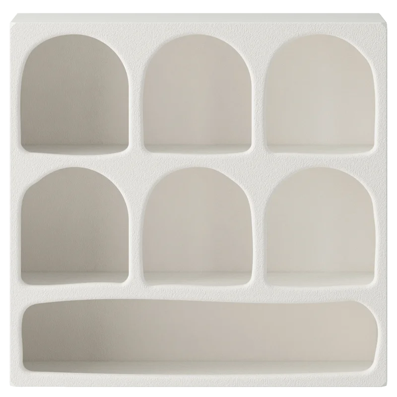 

Cup storage rack Jiugongge desktop lattice rack, side cabinet multi-layer storage box, small coffee cup holder