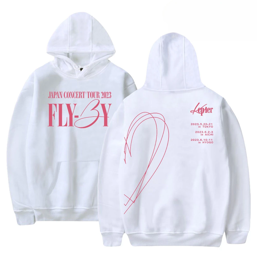 Kep1er JAPAN CONCERT TOUR 2023 Oversized Women/Men Hoodie Sweatshirt Streetwear Hip Hop Pullover Hooded Jacket K-POP Clothes