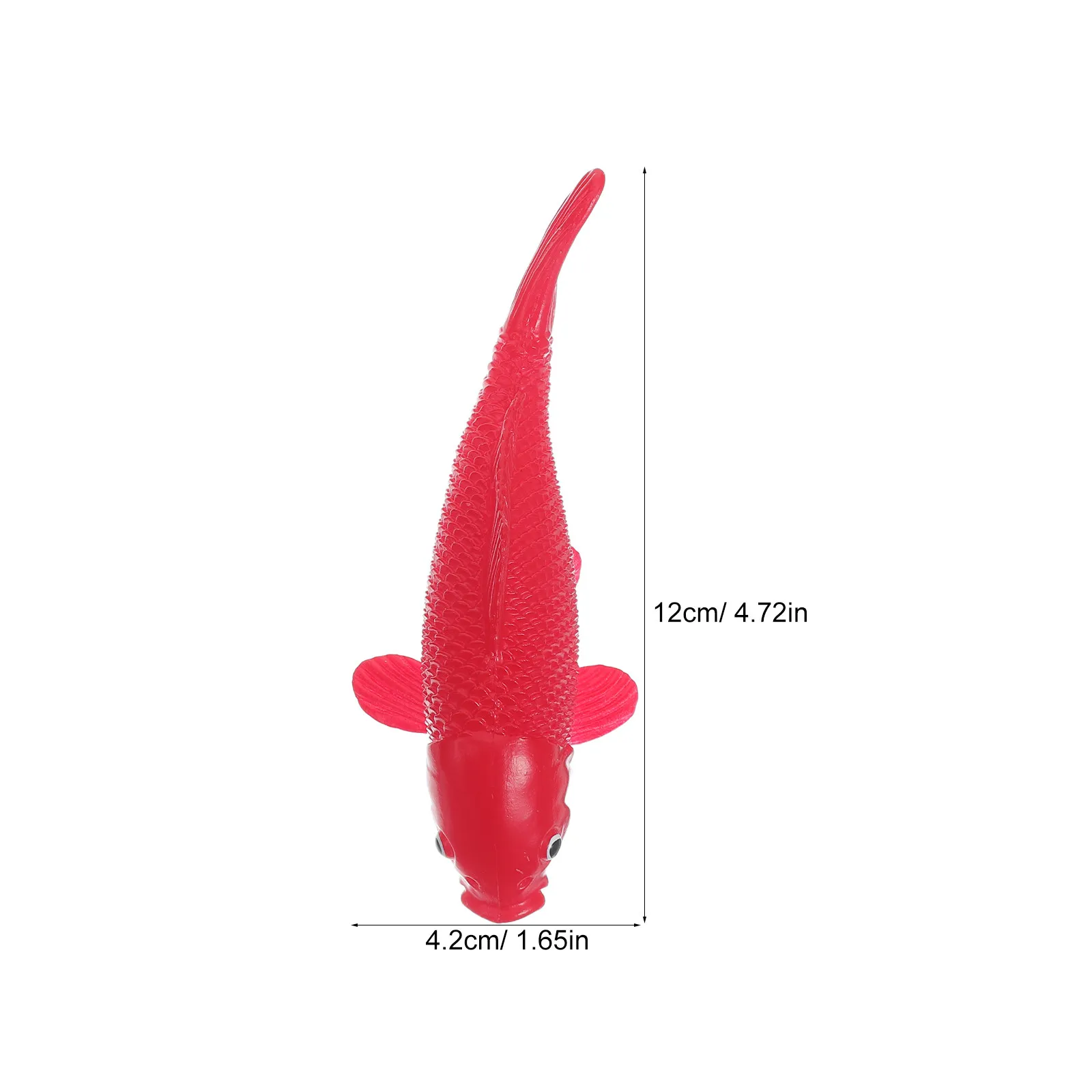 3Pcs Realistic Floating Artificial Fish for Aquarium - Lifelike Movable Plastic Fish Ornament for Tank Landscaping Desktop Pond