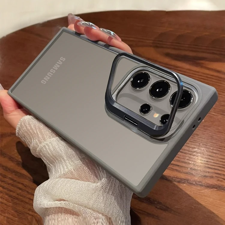 

Роскошный прозрачный чехол-подставка для камеры для Samsung Galaxy S24 Ultra S22 Plus S23 A33 A53 A34 A54 A55 A35 A25