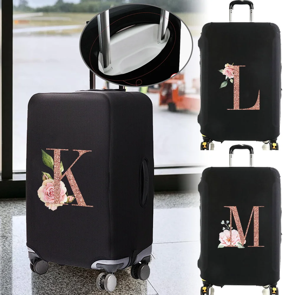 

Trolley Box Cover Travel Accessories Thick Elastic Luggage Cover Protector Rose Gold Series 18-32inch Dust Covers
