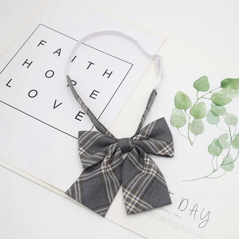 Ensemble de cravates pour femmes, 3 pièces, nœud papillon classique polyvalent, accessoires de vêtements à la mode, cravate mignonne de Style japonais