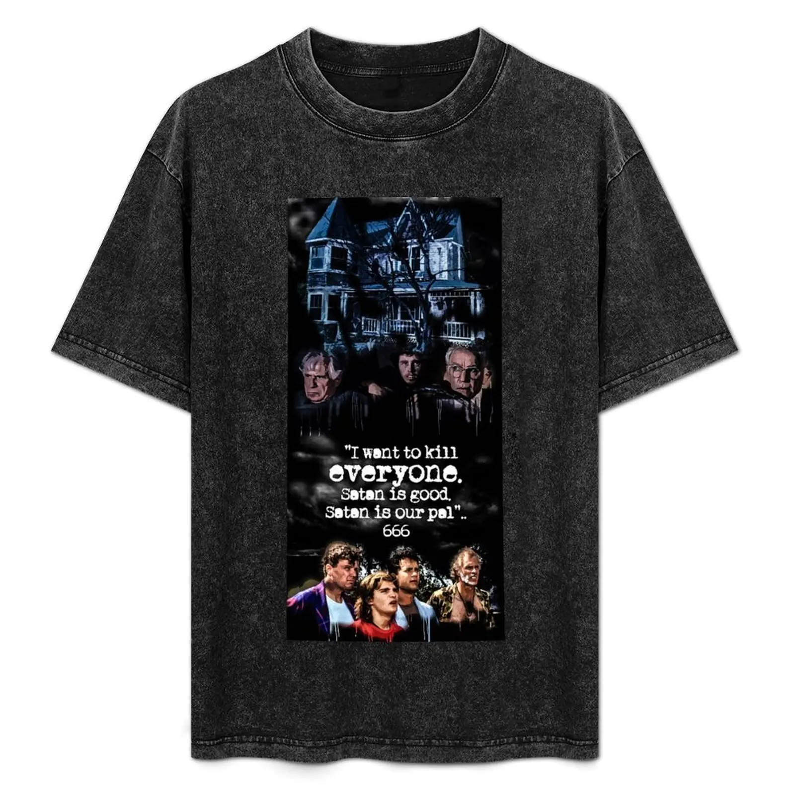 

the burbs print T-Shirt Soft Casual Short Sleeve Cotton Tee