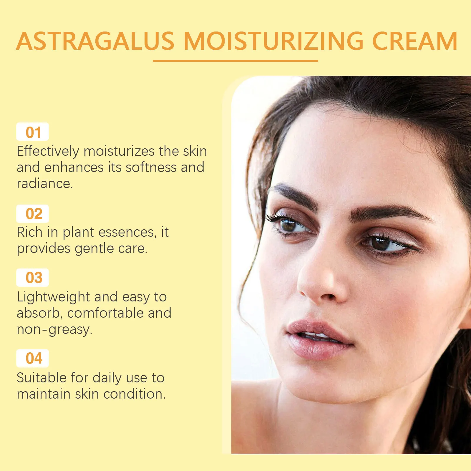 Astragalus Whitening Freckles Cream Dark Spots Remover Repair Melasma Lighten Melanin Moisturizing Brighten Skin Care Products