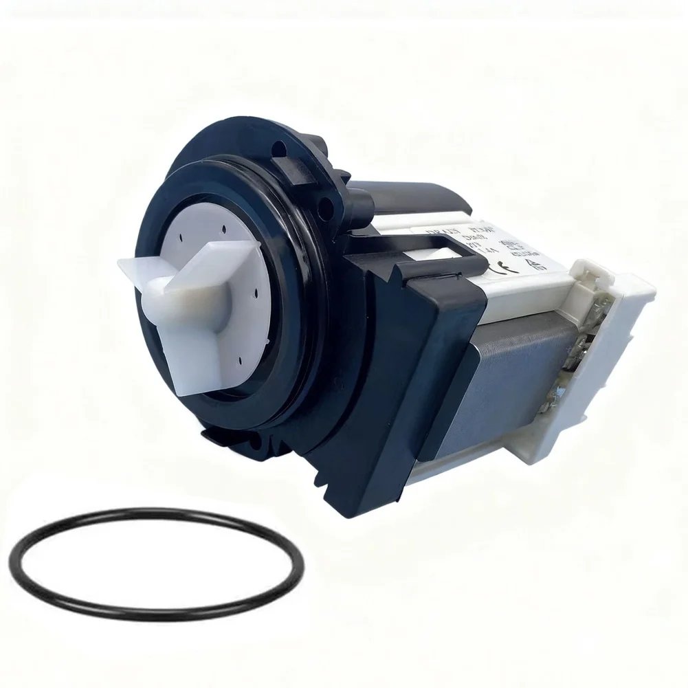Drain Pump DB02 for Automatic Washers Replacement Part Fast Water Evacuation Up to 5L/min Metal Build Size 10x10x8cm
