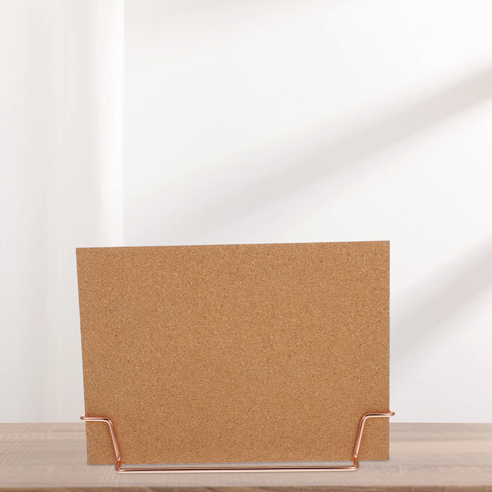

Multifunctional Desktop Cork Board for Office Home Memo Bulletin Message Display with Push Pins Ample Space Stylish Minimalist