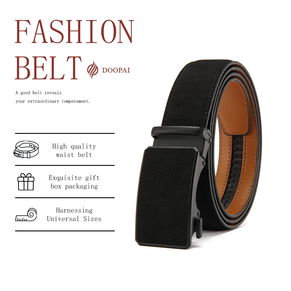 Mens Leather Belt Multiple Colors Automatic Available Belts Leisure Fashion Ratchet Belts for Men Pants Waistband