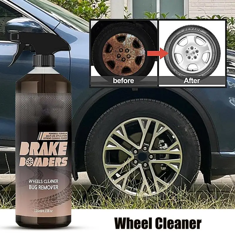 

Wheel Rim Cleaner powerful Car Wheel Rim Rust Cleaner Solution Dirt Removing Rim And Brake Buster Spray For Vehicles SUV Trucks