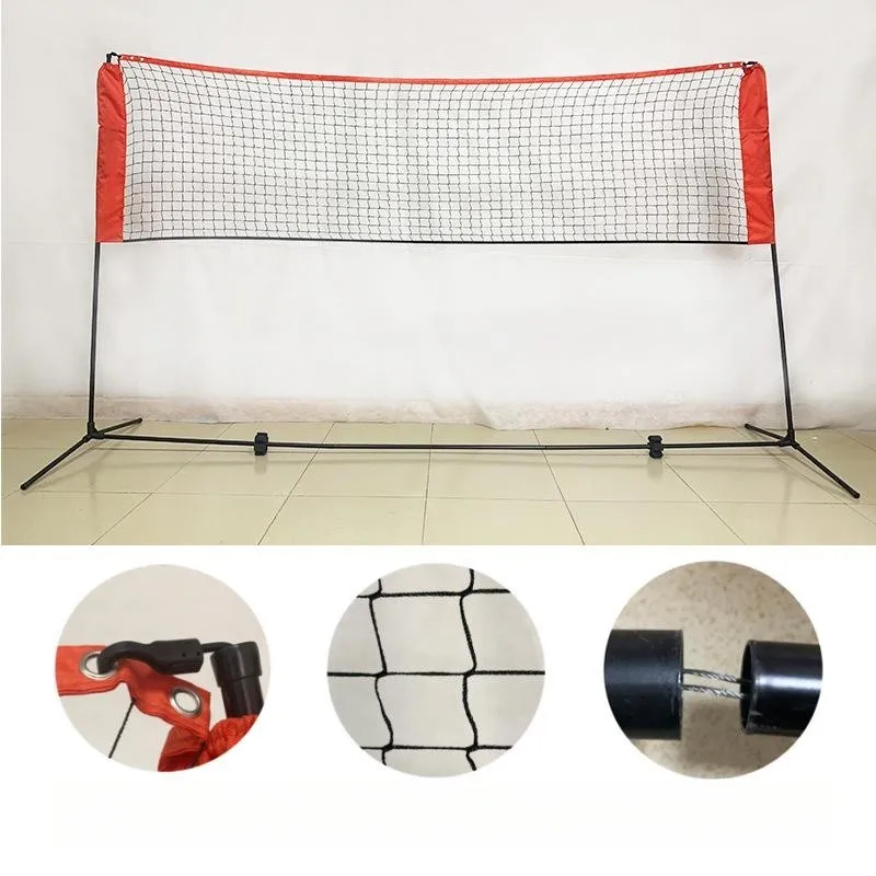 3M Portable Badminton Net Set for Indoor and Outdoor Competitions Park Carrying Detachable Badminton Volleyball Net for Sports