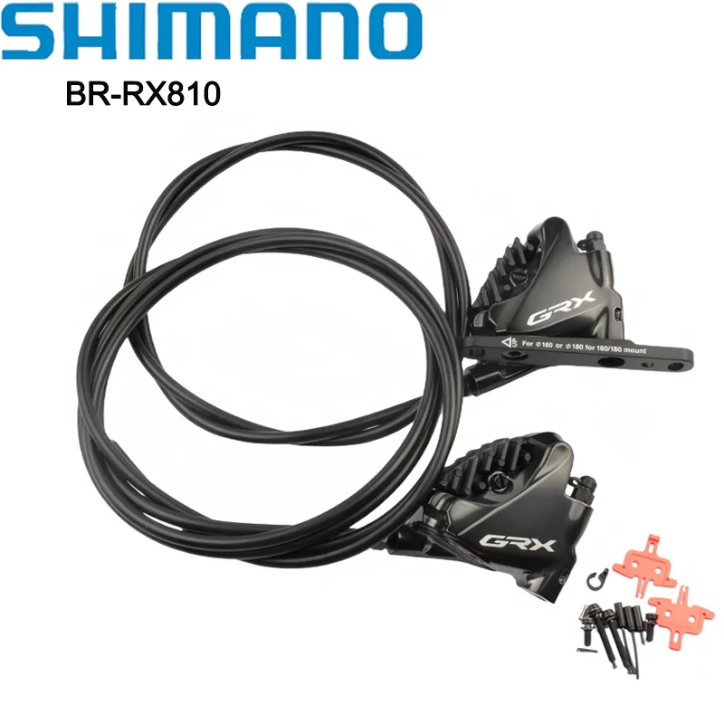Shimano GRX BR-RX810 Hydraulic Disc Brake Front Rear Caliper Front 800mm 1500mm 1700mm For Road/Gravel Bike Original Shimano