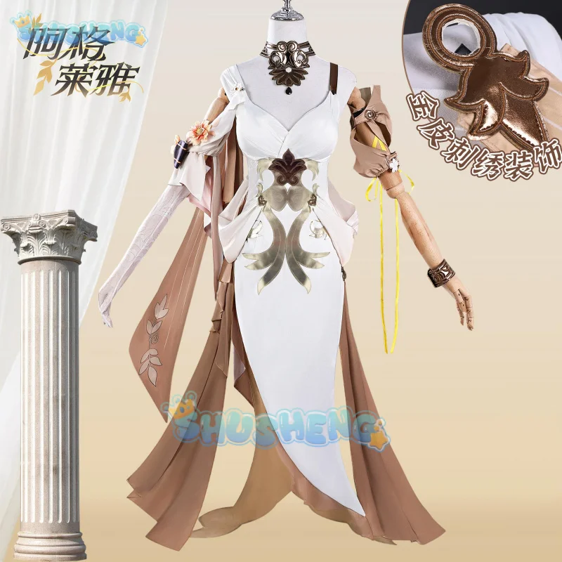 

Honkai Star Rail Aglaea Косплей Костюм Платье Головные Уборы Кольца Амфора The Goldweaver Хэллоуин Вечеринка Женский Реквизит Карнавал