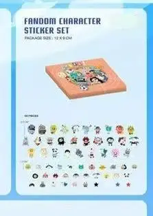 

Official Fanmade Gmmtv Thai Star Geminifourth Williamest Pondphuwin Joongdunk Juniormark Fandom Character Sticker Set