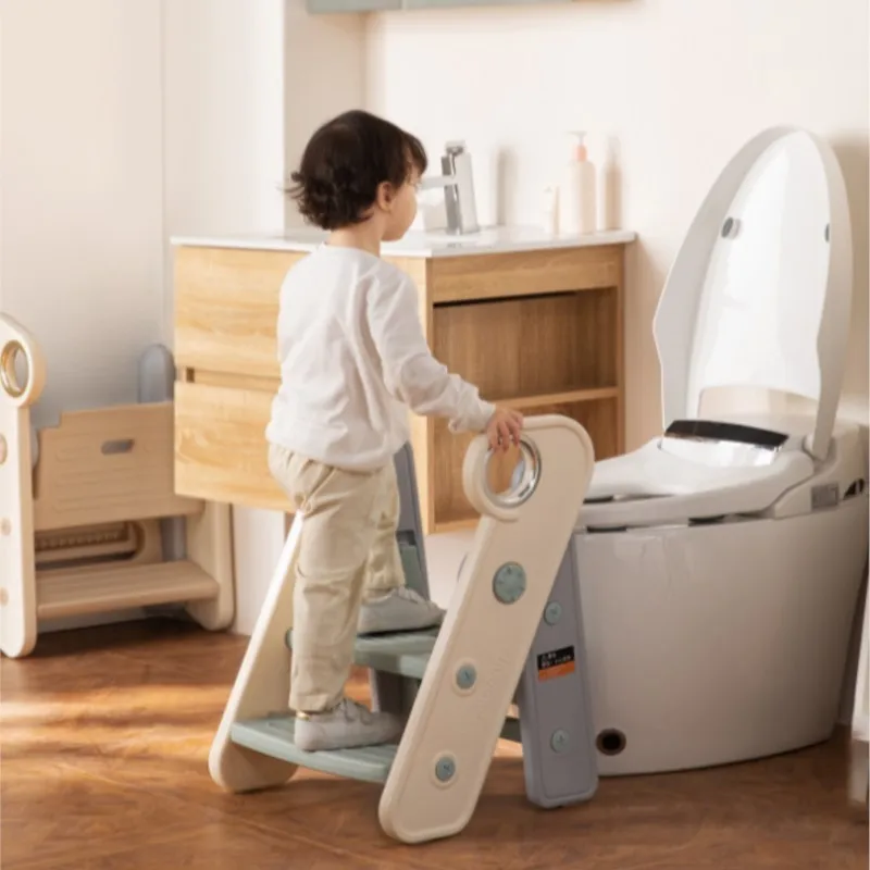 X & D-taburete plegable de fácil almacenamiento para bebé, cojín para niños, taburete para lavado de cara, escalera, lavabo, cojín para pies