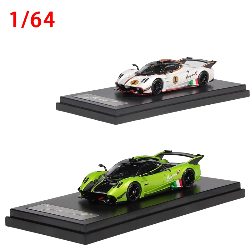 Modelo de coche a escala 1/64 fundido a presión LCD 1:64 Pagani Huayra, modelo de coche de aleación, vehículos de juego, juguetes para niños, caja Original