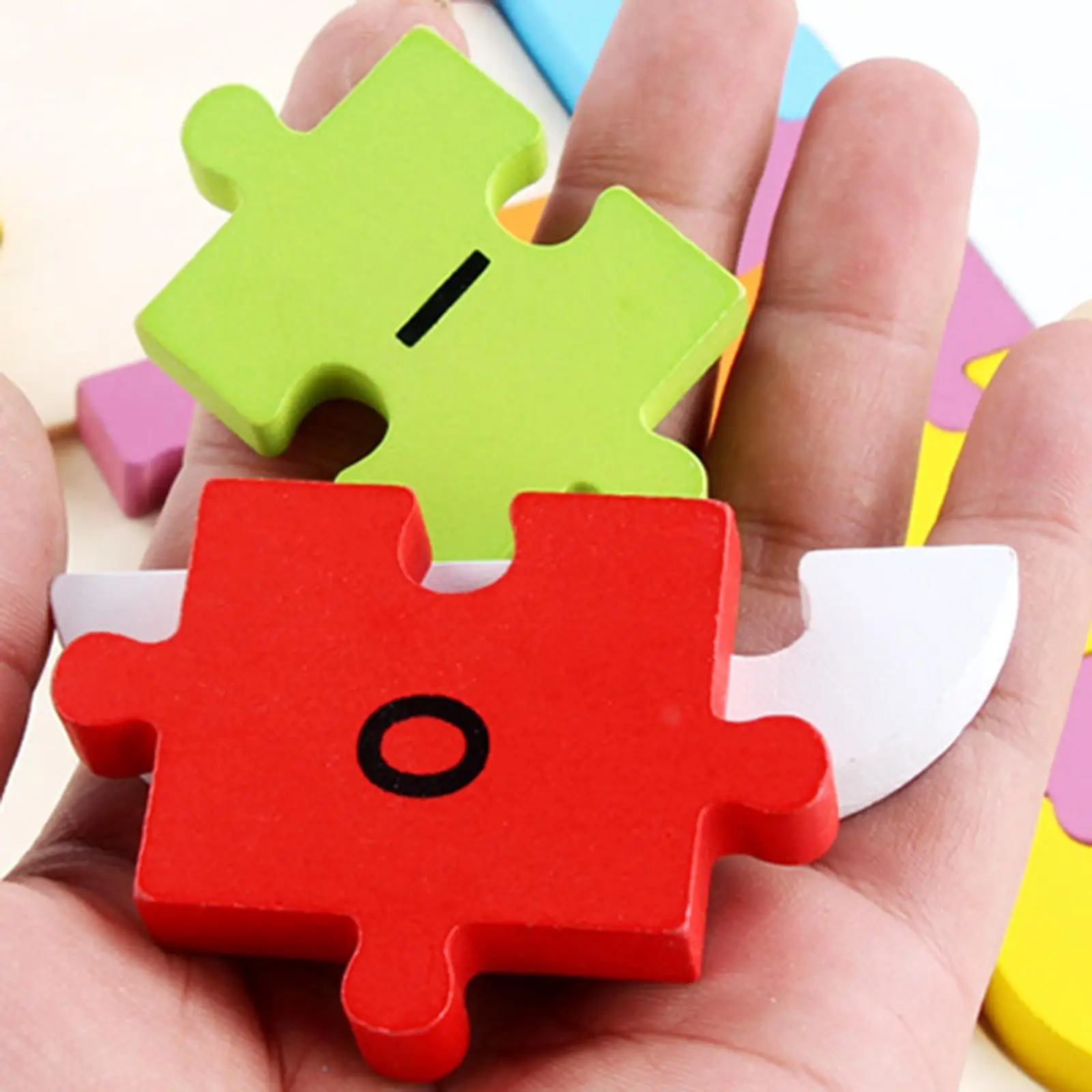 

Abc Letters Wooden Puzzle Abc Cartoon Abc Puzzles Block Toys for Kids