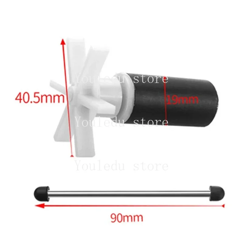 Imagem -04 - Rotor Cerâmico Elétrico com Impulsor de Bomba de Água para Pose z Spa Bomba de Água Impulsor Silencioso Mini Aquário Jardim Piscina Acessórios