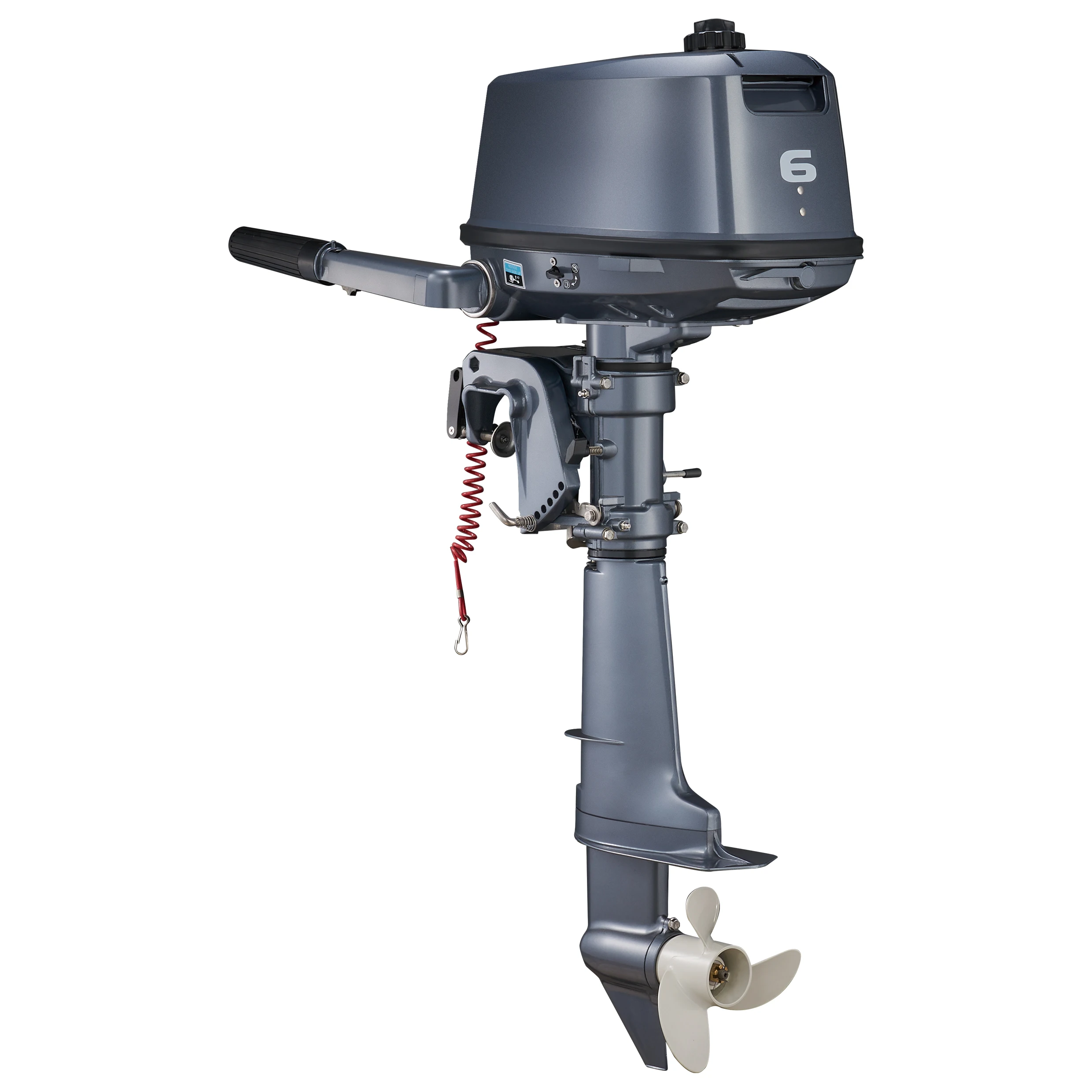 For Fornlong Yamaha Suzuki 6HP 2 Stroke Water Cooled Marine Outboard Motor Engine Assembly for Boat