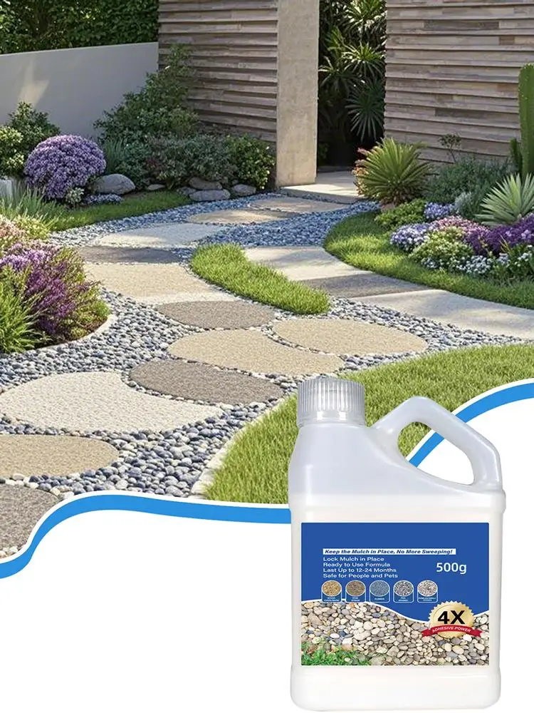 AliExpress NONE 500g Landscape Adhesive Outdoor Garden Yard Gravel Binder Quick Drying Waterproof Clear Strong Hold Glue for Rocks Mulch