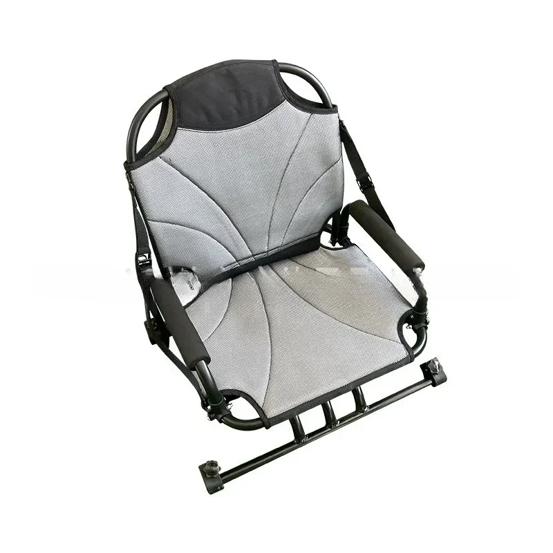 Beach chair kayak backrest 360 degrees rotatable SUP paddle board kayak assault boat aluminum seat