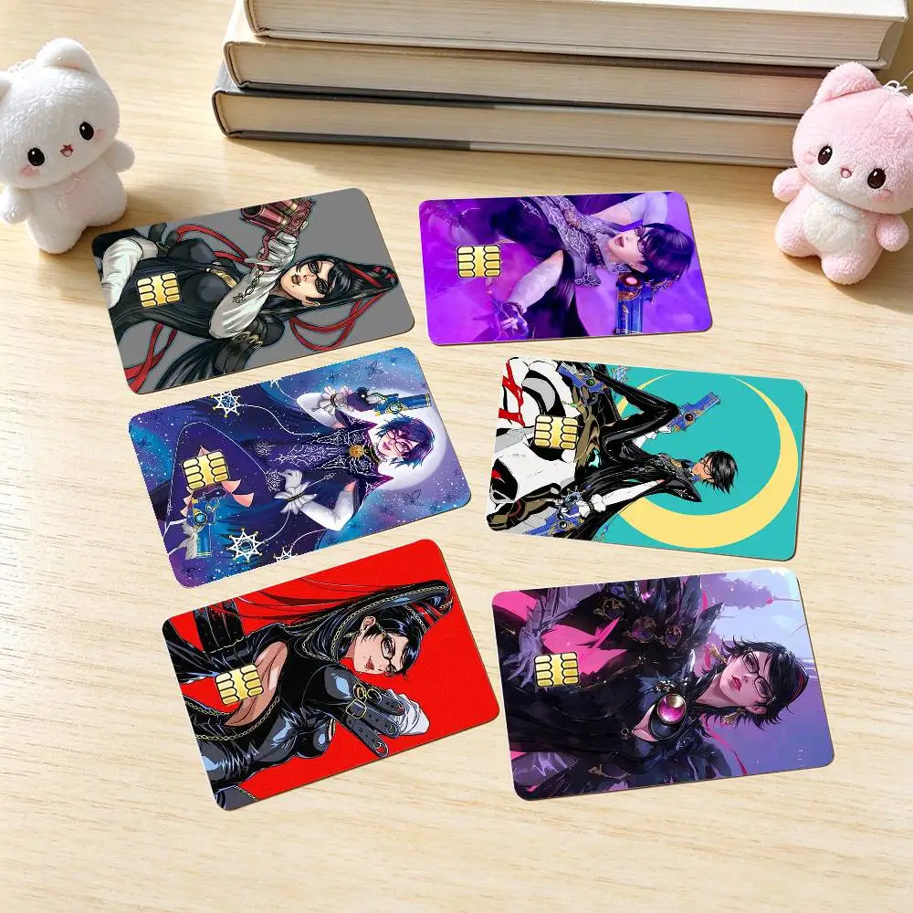 Bayonetta 2 Cereza-A  Credit Card HD Stickers Game Card Decal Small Chip Waterproof Sticker Gift