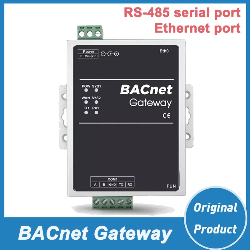 BACnet gateway Modbus, OPCUA, Siemens PLC, Mbus to BACnet IP/MSTP protocol