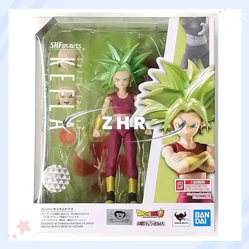 En Stock Original BANDAI S.H.Figuarts Dragon Ball Super Super Saiyan Kefla modelo de animación figura de acción juguete colección regalo