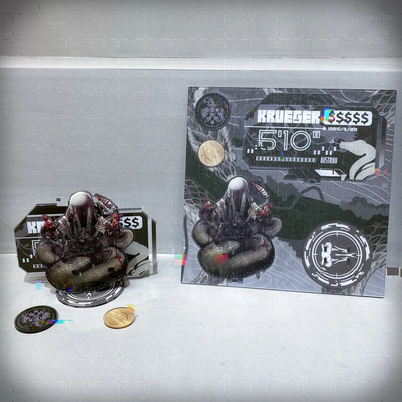 COD Call of Duty لعبة محيطية من الأكريليك بطاقة قائمة كاملة الصفحة Q نسخة لتزيين سطح المكتب وادي doujinshi