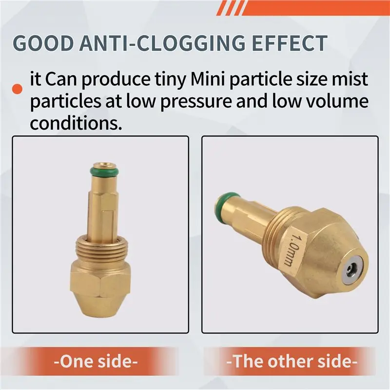 HRBAJ-Waste Oil Burner Nozzle Oil Mist Nozzle Air Atomizing Nozzle Oil Burner Jet Siphon Full Cone Oil Nozzle