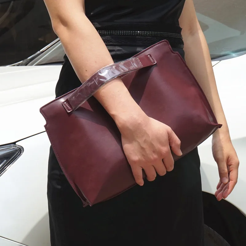 Women Clutches PU leather women envelope clutch bag female evening bag 2024 new Ladies Handbag bolsa feminina Black Totes