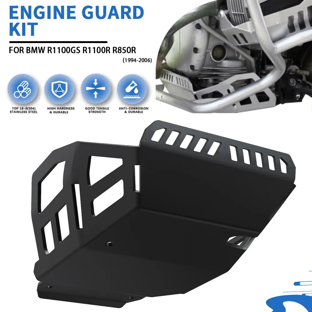 

Motorcycle FOR BMW R1100GS R1100R R850R 1995-2006 2005 2004 R1100 GS R Skid Plate Bash Frame Guar Under Engine Protection Cover