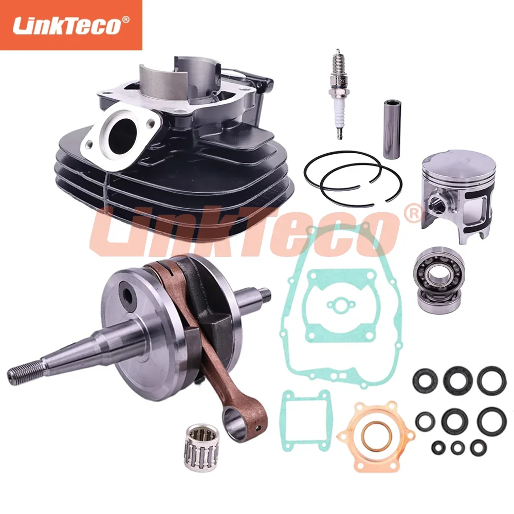 ATV 1988-2006 66mm 195cc Engine Piston Cylinder Crank Motor Rebuild Gasket Seal Kit Replacement for Blaster 200 YFS200 Standard